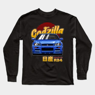 Nissan Skyline R34 GTR Long Sleeve T-Shirt